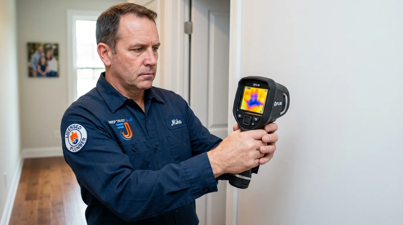 Thermal imaging leak detection by Johns Plumbing LLC in Paonia
